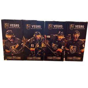 Vegas Golden Knights Set of Four Bobble Heads Vegas Born Misfits VGK New in Box